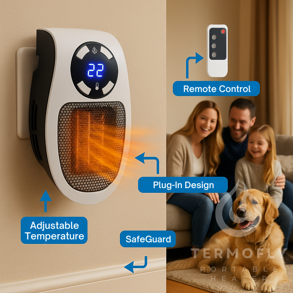 ThermoFly Portable Plug-In Heater